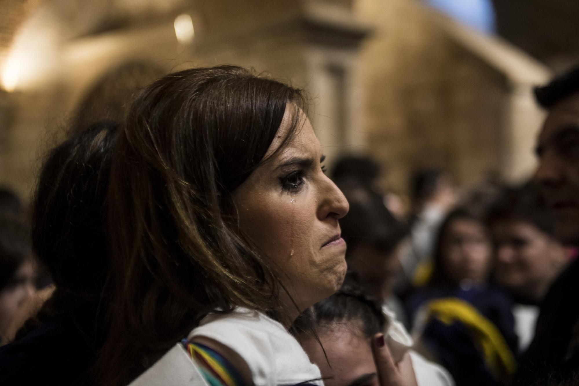 Desconsuelo en la suspensión de la procesión de la Esperanza en Cáceres