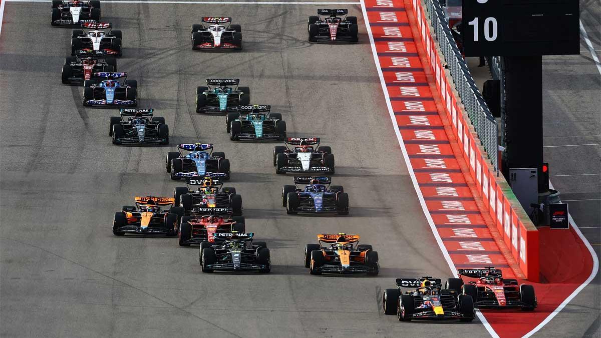 F1 | Clasificación final de la carrera sprint del GP de Estados Unidos, con  Sainz, 6º y Alonso, 13º