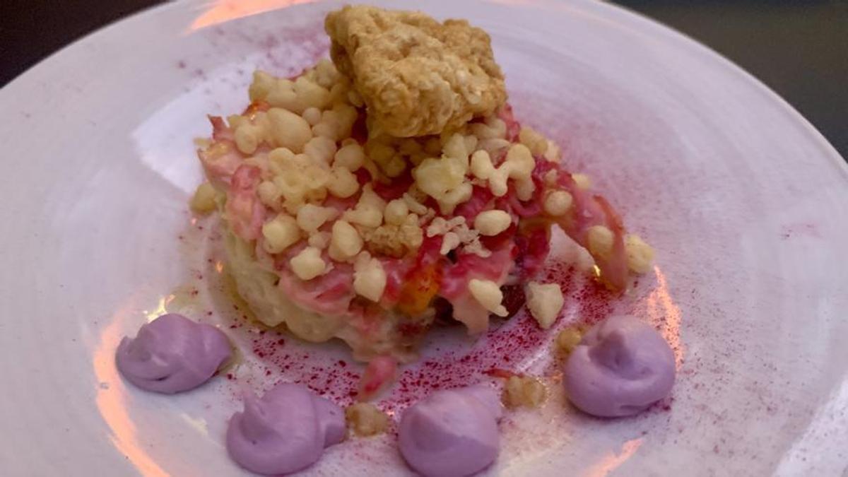 El canelón de pollo crujiente de Joâo Alcântara.