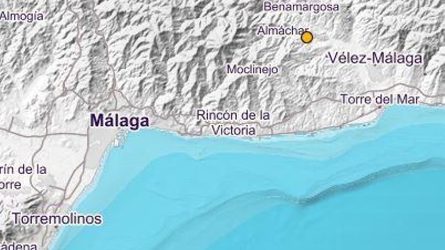 Almáchar registra un terremoto esta tarde