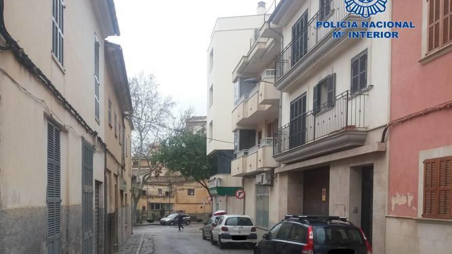 Calle de Manacor donde se produjo la detención del presunto agresor sexual.