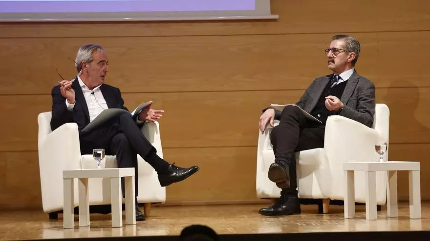 El comisionado del Gobierno para la reconstrucción, José María Angel, en el III Foro del Municipalismo de Levante-EMV