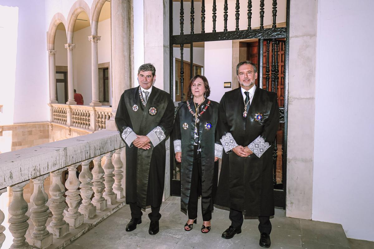 Imágenes de la toma de posesión del nueva fiscal superior de Baleares, Adrián Salazar