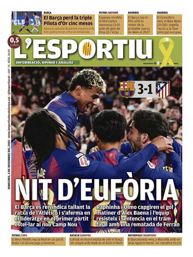 Las portadas de la prensa deportiva de hoy