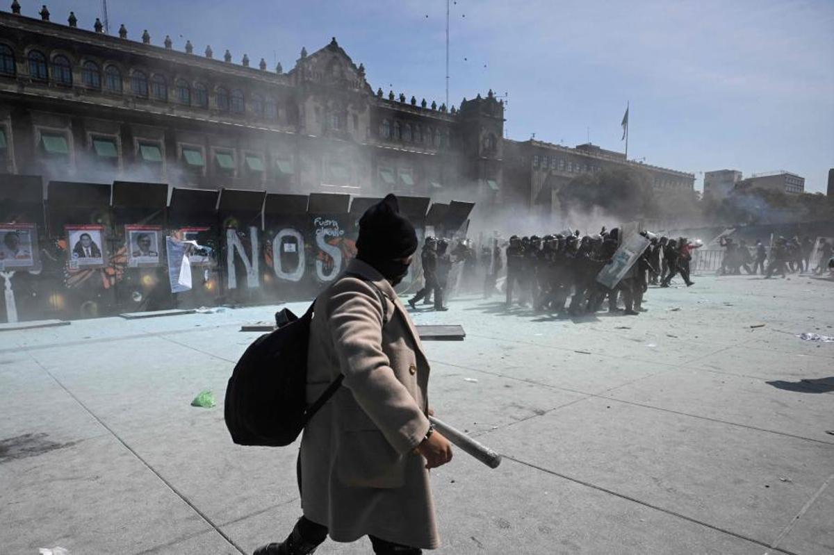 Incidentes en la marcha de la ‘Generación Z’ contra la corrupción en México