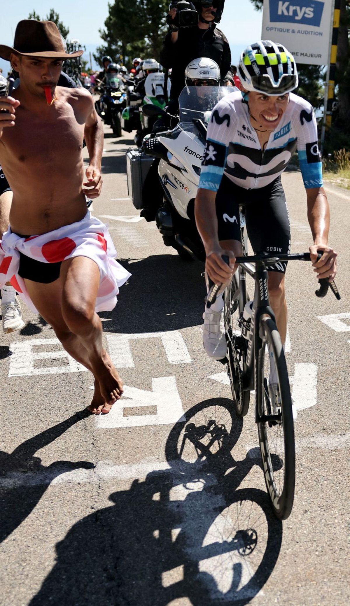 Enric Mas es queda sense la glòria del Mont Ventoux Enric Mas es queda sense la glòria del Mont Ventoux