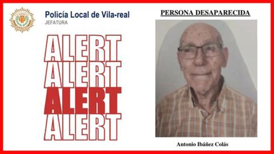 Encuentran a un anciano con discapacidad que desapareció en Vila-real este domingo