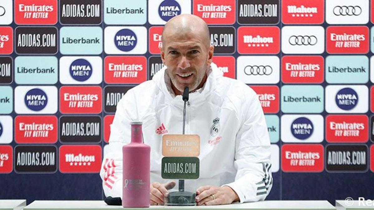 Zidane, en una imagen de archivo en rueda de prensa