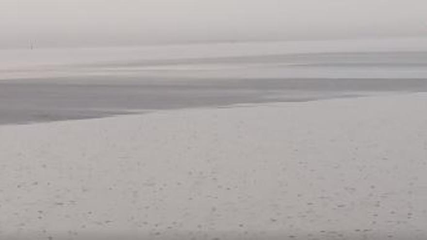 La tormenta a su paso por Playa Honda (San Bartolomé, 23/02/2022)