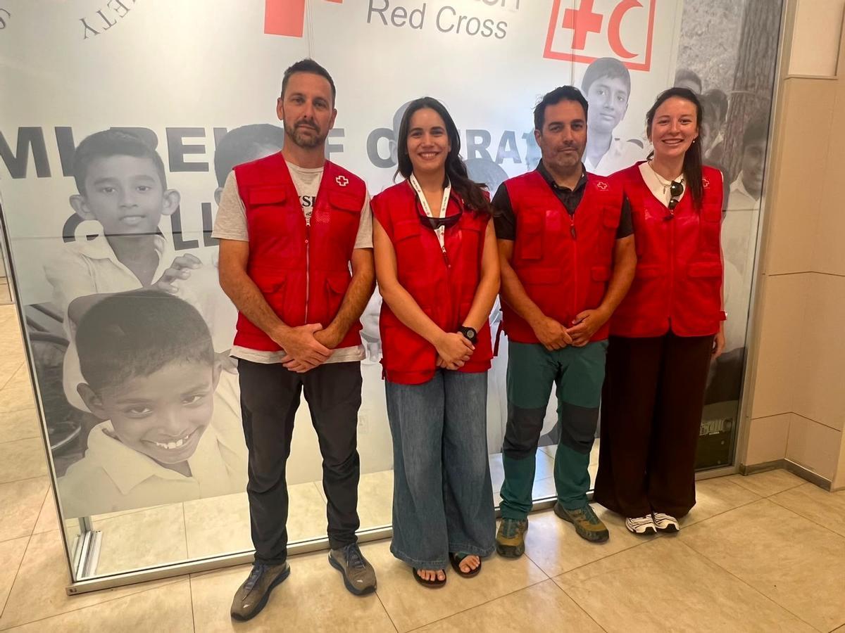 De izquierda a derecha, José Francisco Allo, Paula González, Emmanuel Marrero y Daphne Tamar
