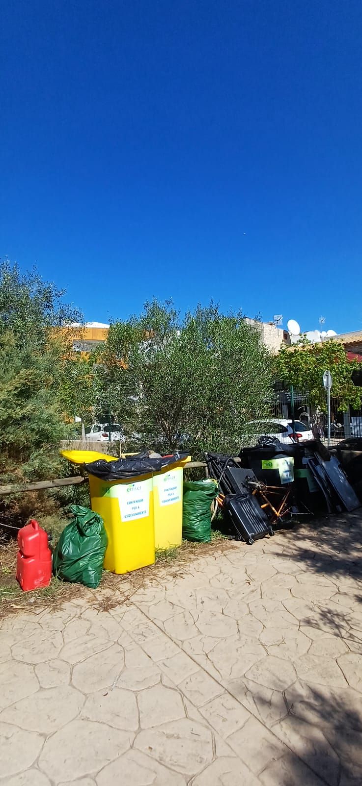 Las imágenes de la jornada de limpieza en el parque de la Gola