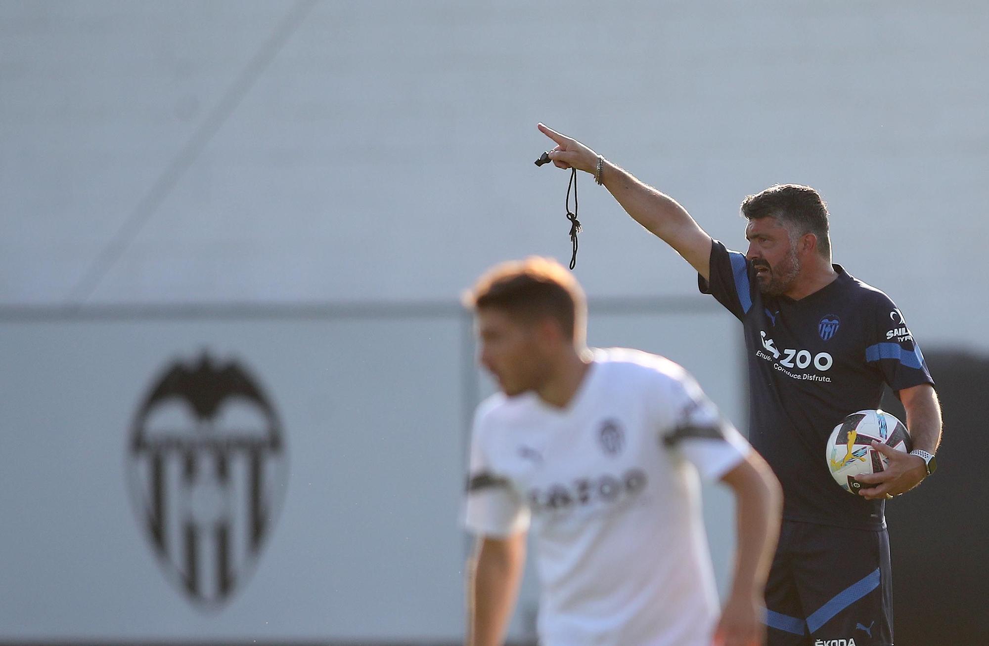 Las mejores imágenes del entrenamiento del Valencia CF