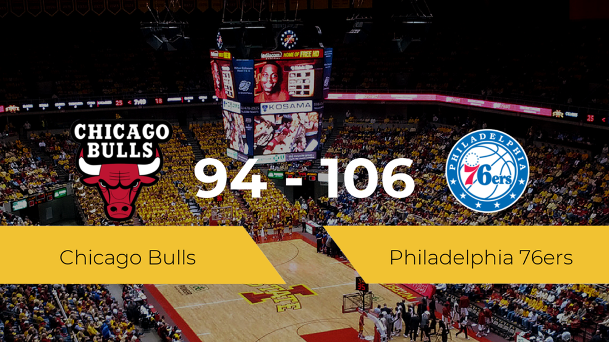 Victoria de Philadelphia 76ers ante Chicago Bulls por 94-106