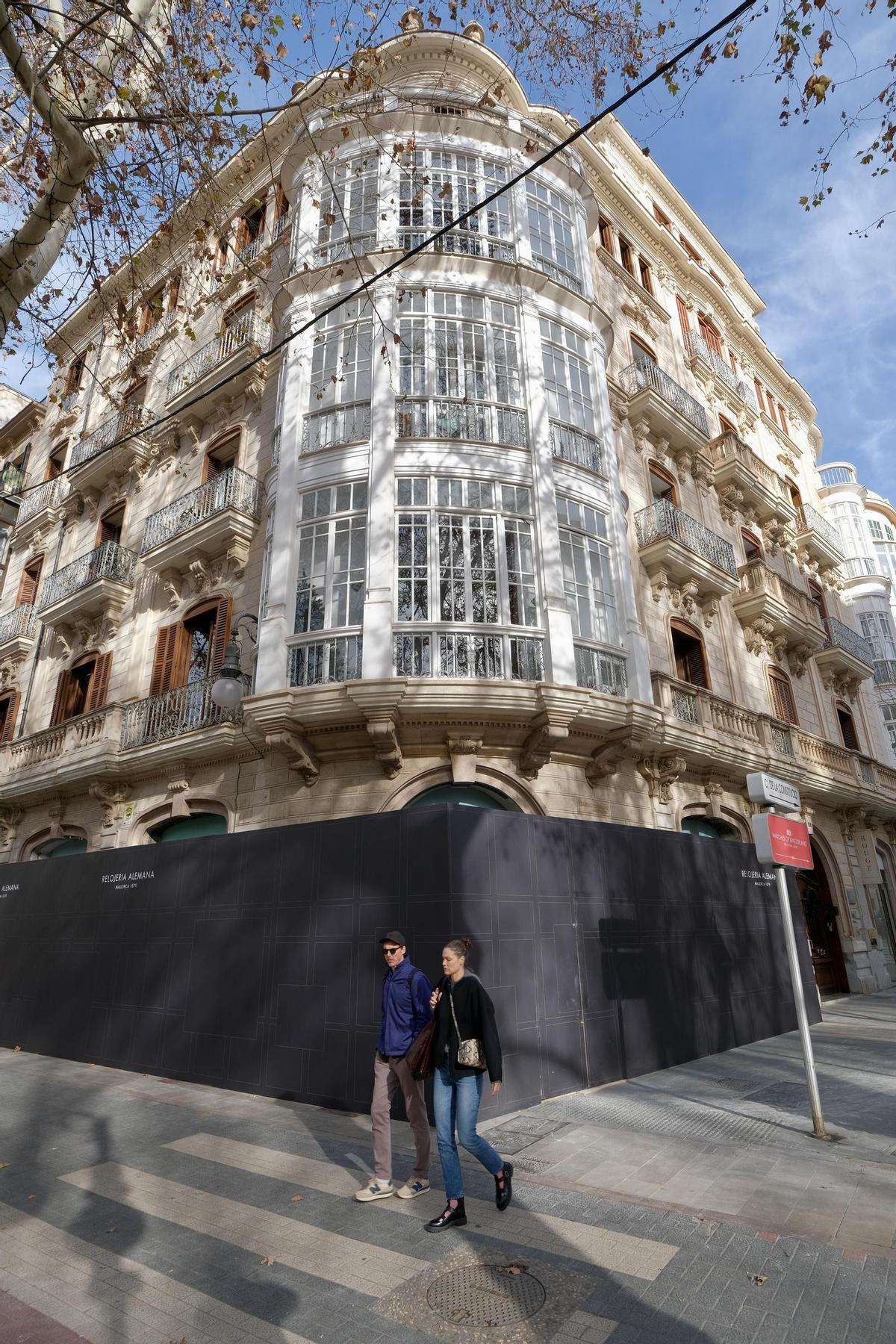 La Relojería Alemana abrirá en junio su segunda tienda en el Paseo del Born de Palma