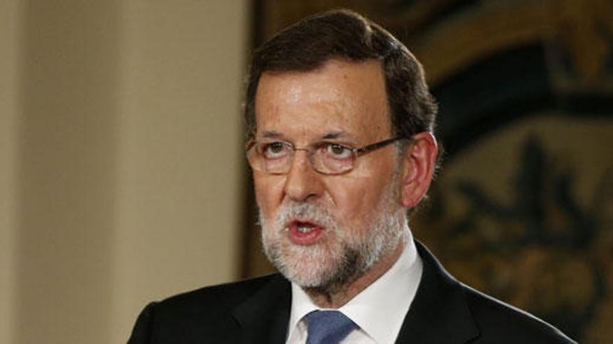 Mariano Rajoy en una rueda de prensa reciente.