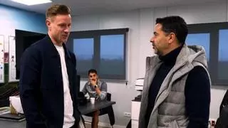 Las primeras horas de Ter Stegen en Girona: "Un poco nervioso por conocer a gente nueva"