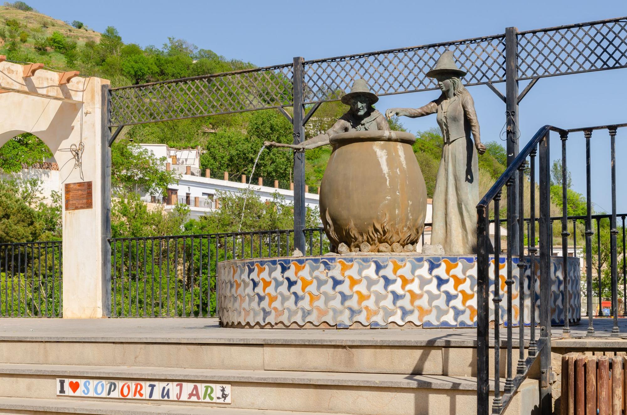 Fuente de las Brujas en Soportújar.