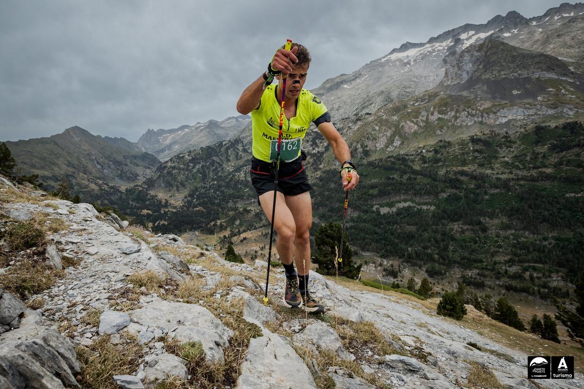 Mario Prades en el KV Aneto-Posets 2026.