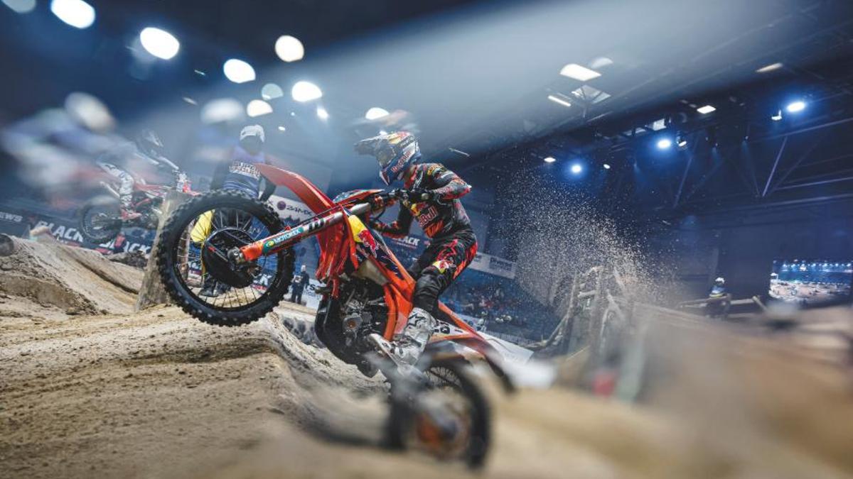 Josep Garcia, en una de les manigues del SuperEnduro de Riesa