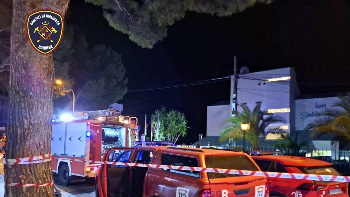El fuego se originó en la sexta planta del establecimiento