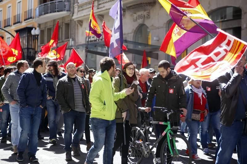 Escenas del Día del Trabajador en Zaragoza