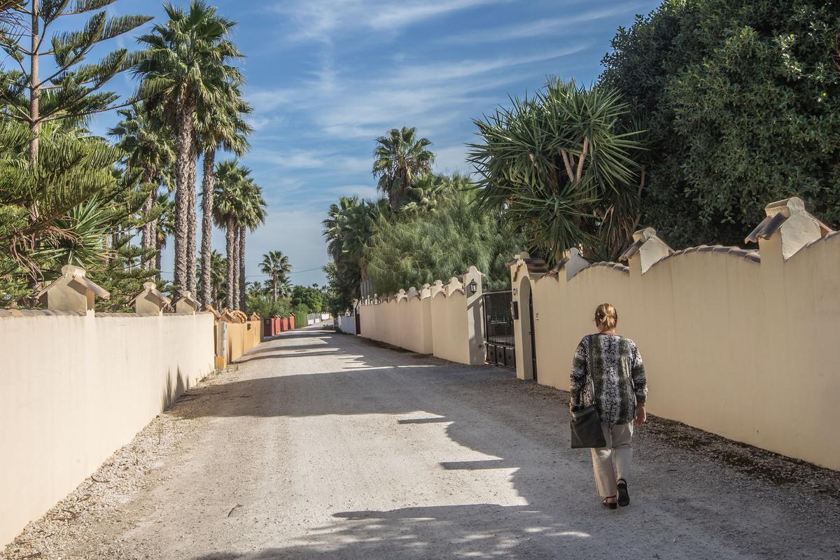 Los mazones es una de las zonas de la huerta donde proliferan las viviendas ilegales en proceso de regularización ahora