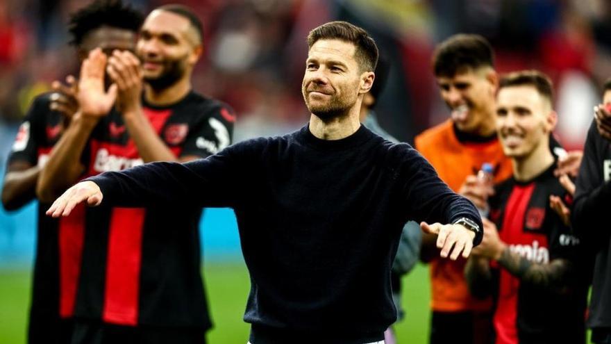 Xabi Alonso ya habla de celebraciones en el Bayer Leverkusen