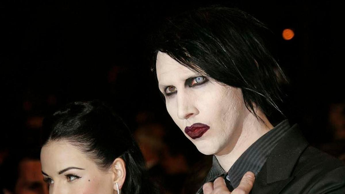 Dita Von Teese y Marilyn Manson en 2006