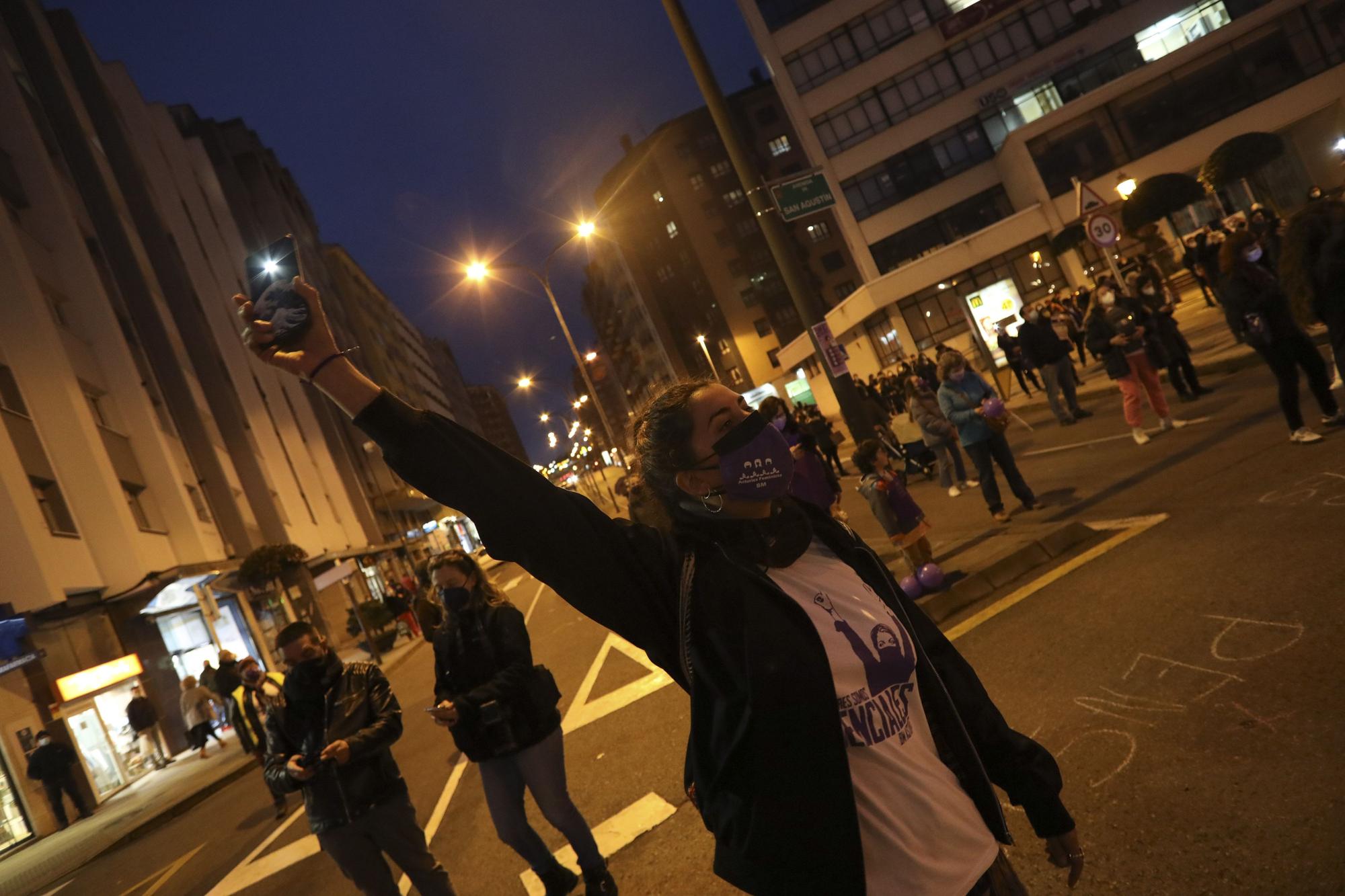 Manifestación del 8M en Avilés