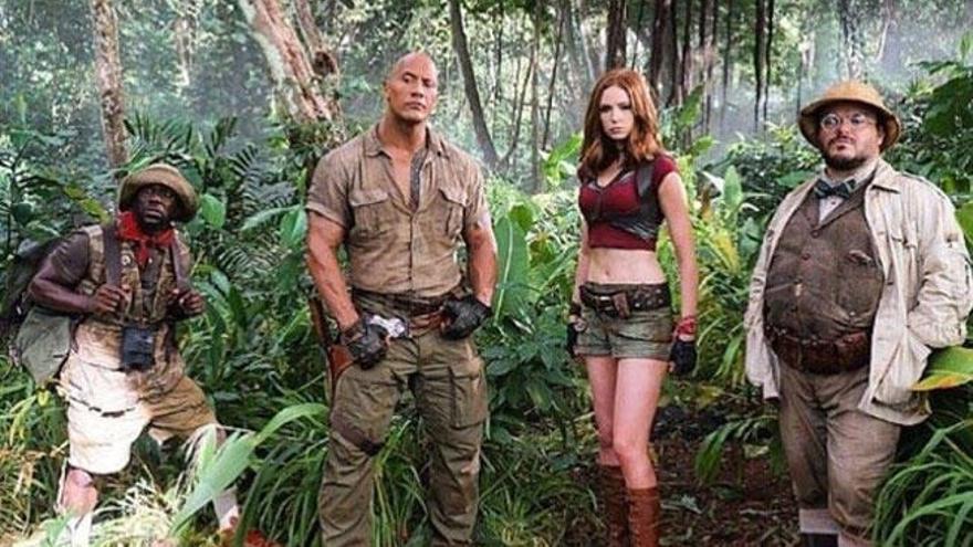 Primera imagen de la secuela de &#039;Jumanji&#039;.