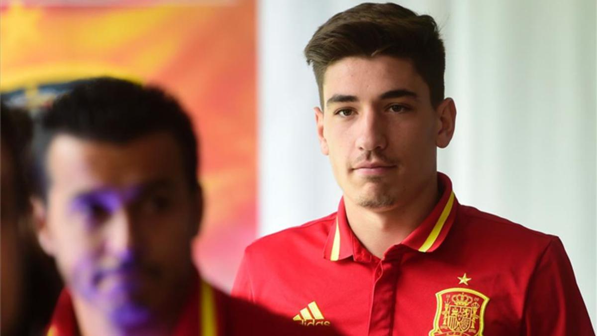 Bellerín está con España en la Eurocopa