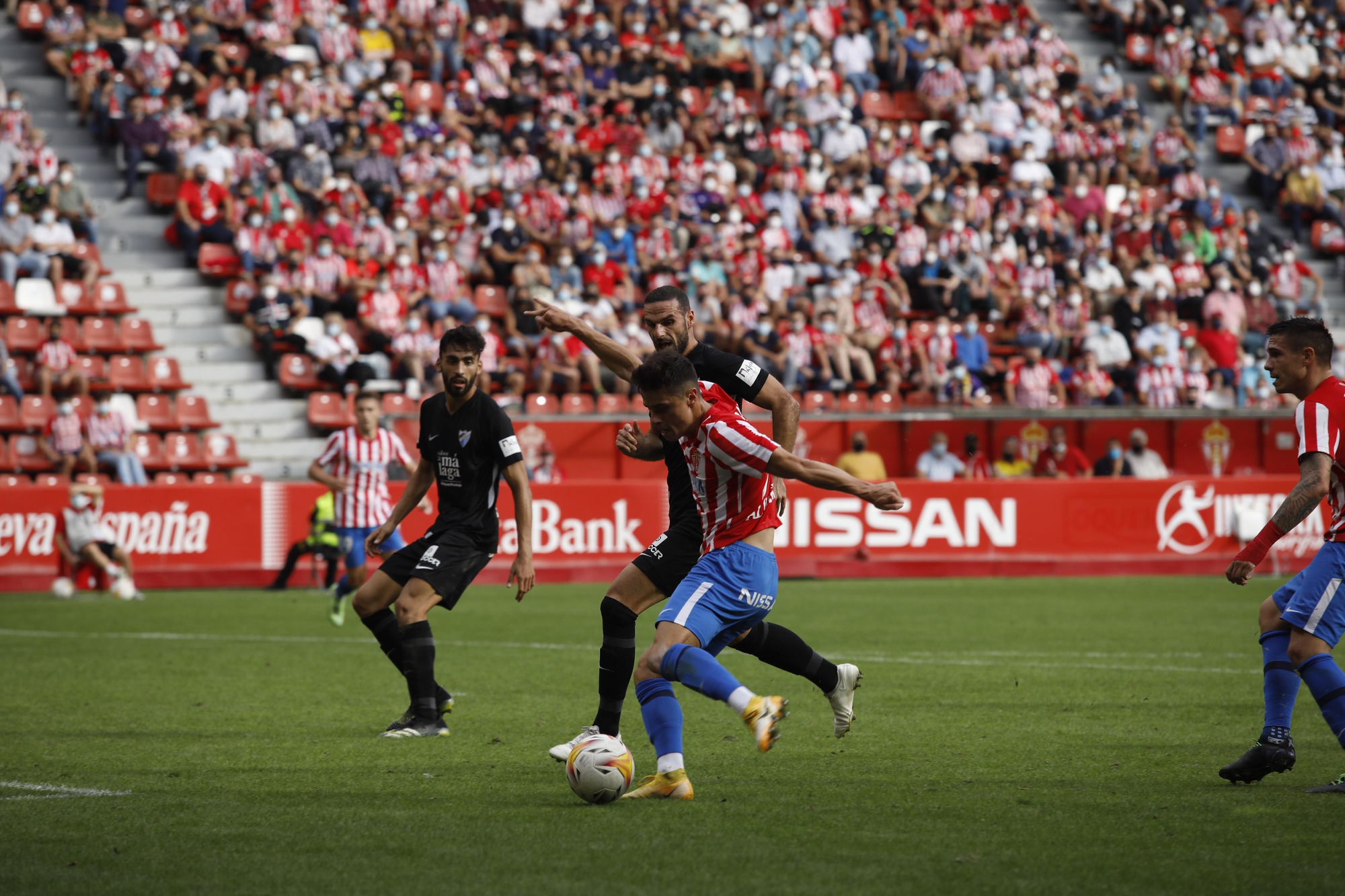 Sporting - Málaga, en imágenes