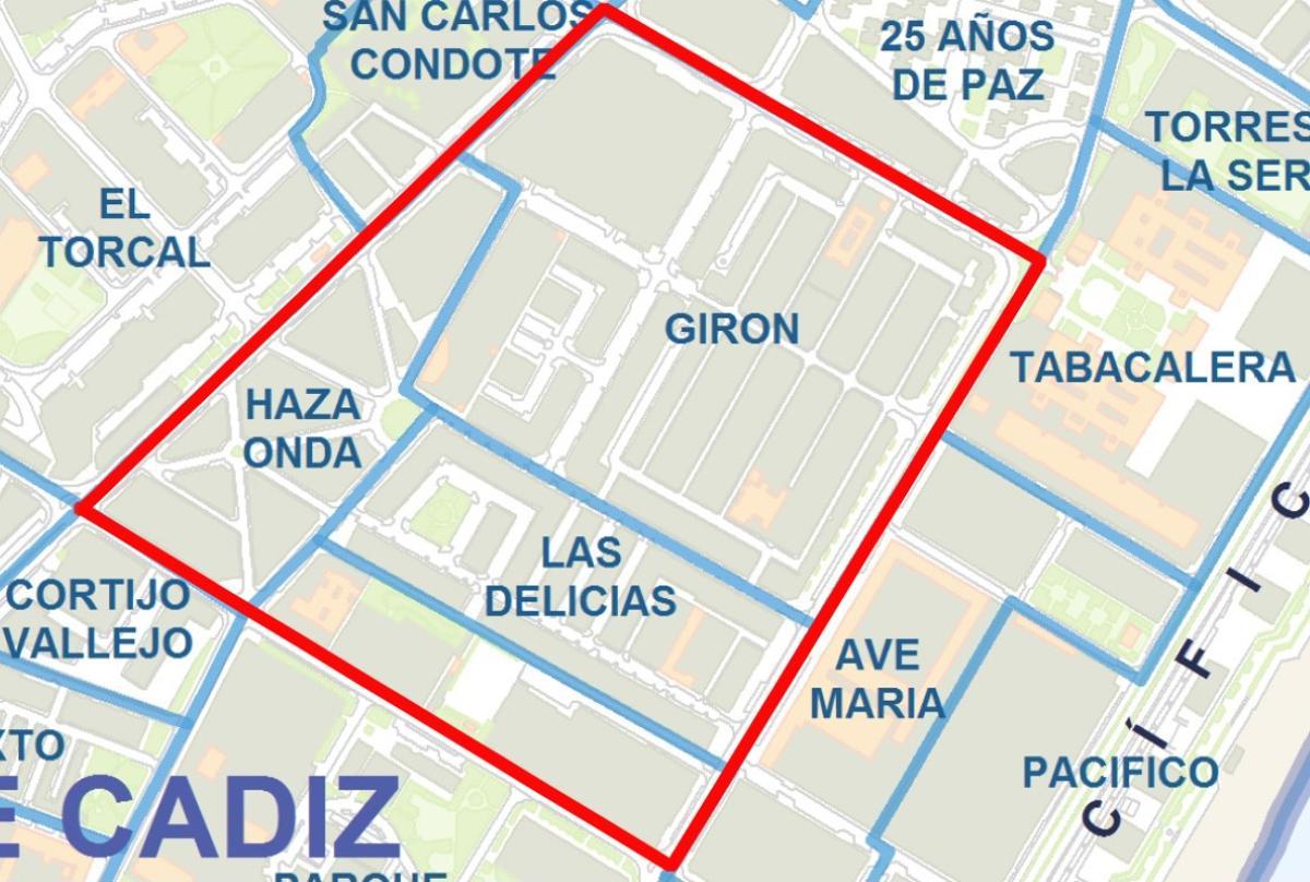 La asociación de vecinos Voces del Barrio Málaga Oeste cubre esta zona de la Carretera de Cádiz.