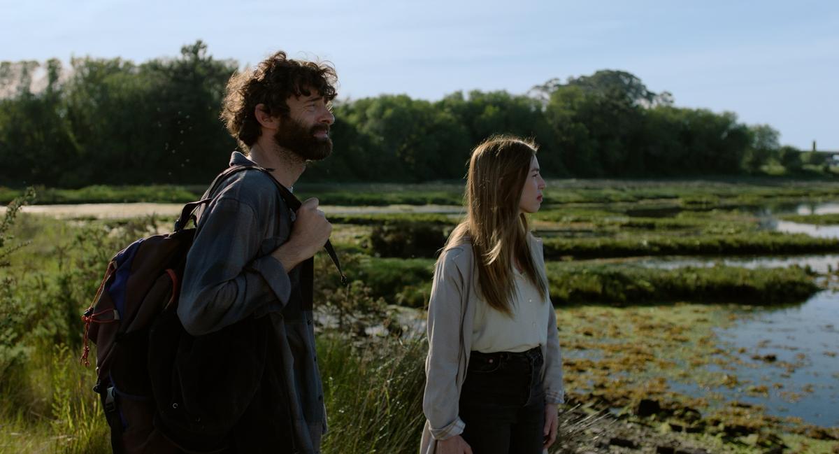 Os protagonistas no Salnés, nunha das escenas de "Así chegou a noite".