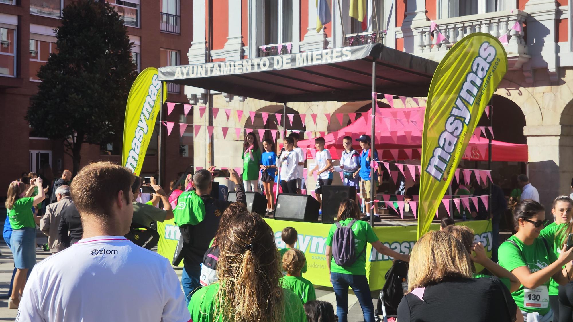 La carrera contra el cáncer de Mieres, en imágenes.