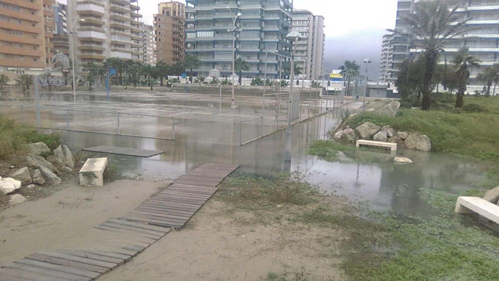 Aspecto de la playa de la Goleta, en Tavernes de la Valldigna.