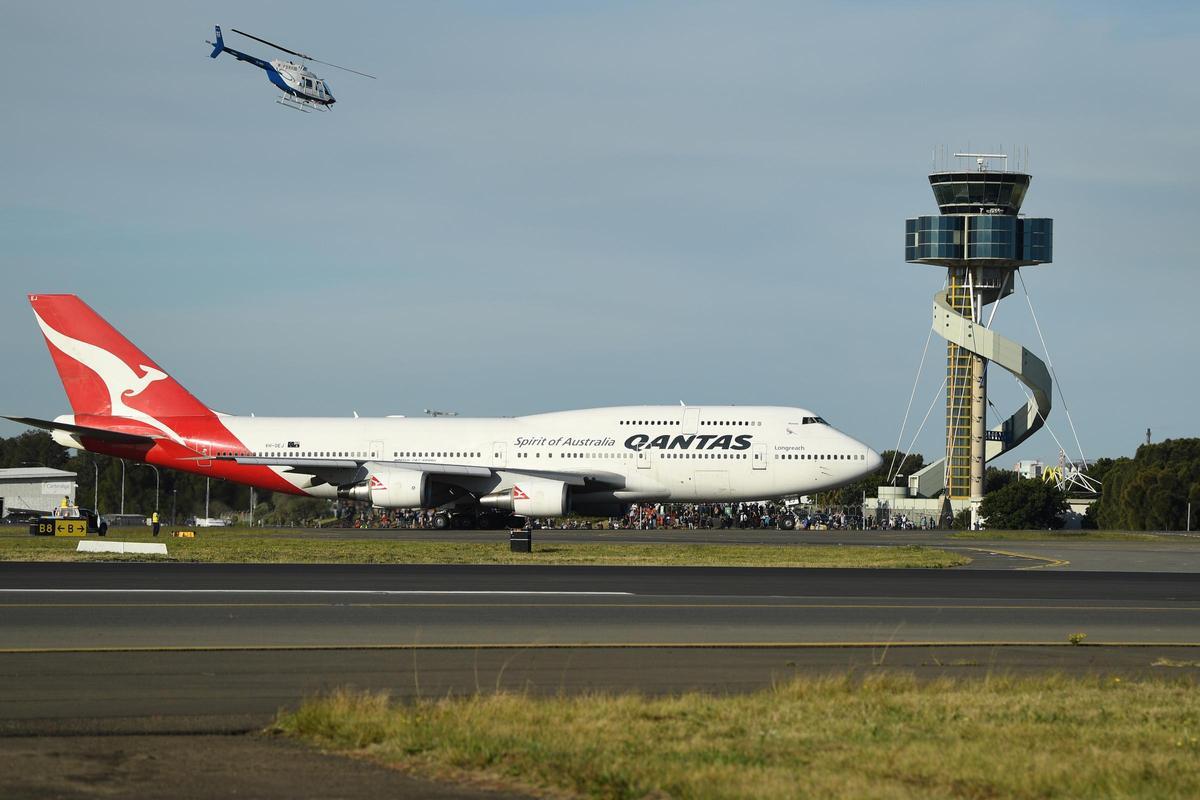 Avió n de la aerolínea australiana Qantas