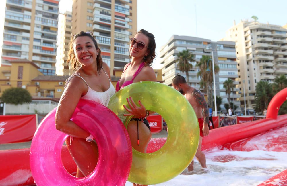 Coca cola celebra el fin del verano en La Malagueta