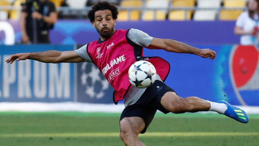 Salah, prepara la final de Champions.