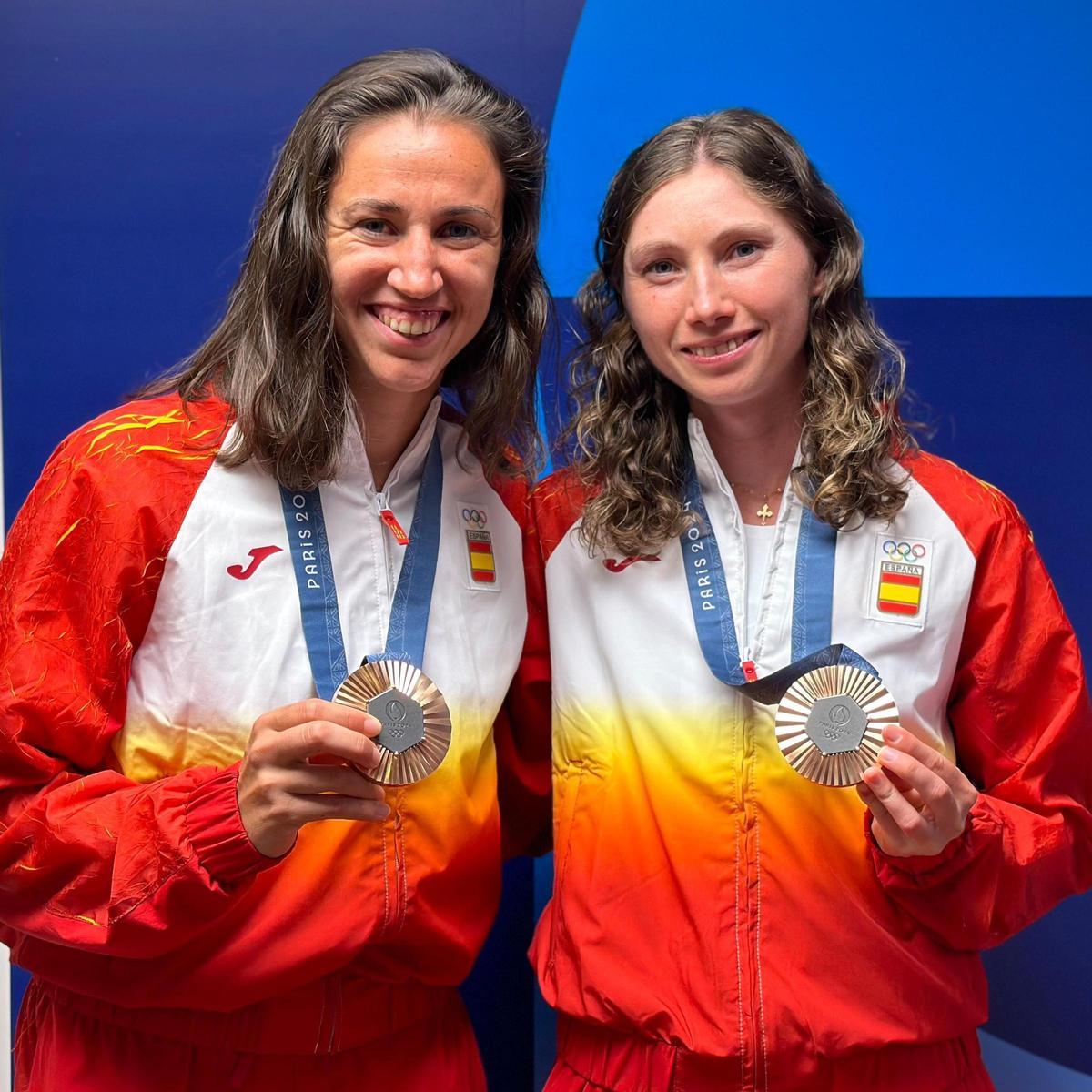 Sara Sorribes y Cristina Bucsa, medalla de bronce en dobles.