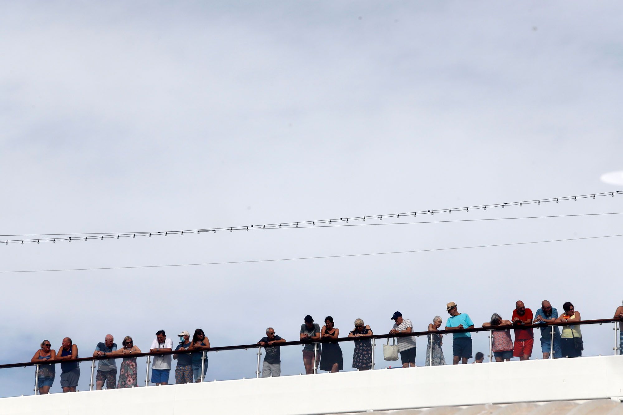 Tres cruceros coinciden en el puerto de Málaga