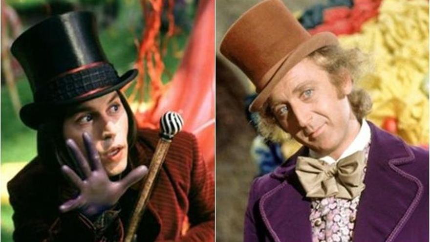 Johnny Depp y Gene Wilder dieron vida a Willy Wonka.