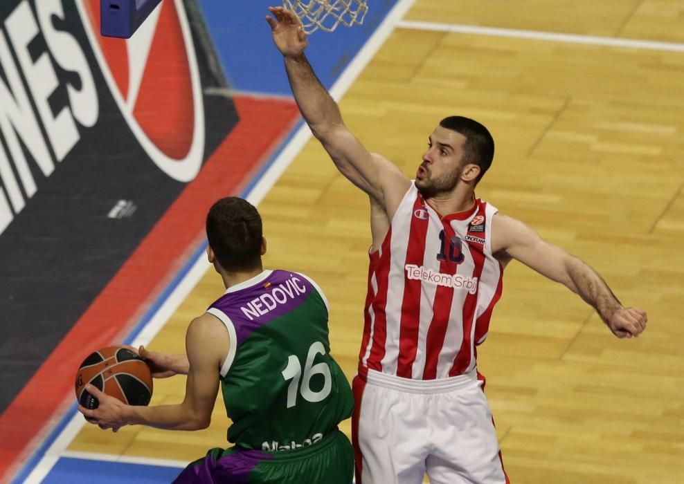 Euroliga | Unicaja, 72 - Estrella Roja, 78