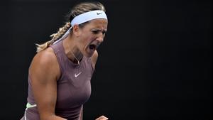 Azarenka celebra su triunfo en tercera ronda