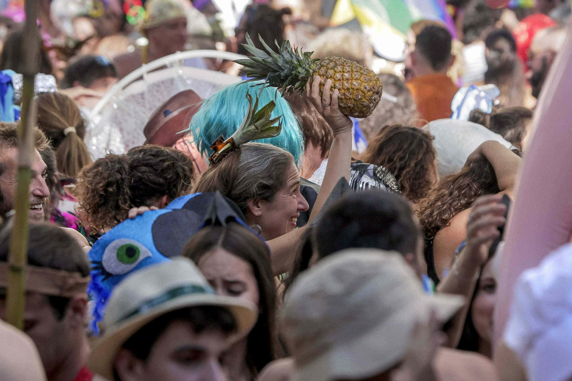 Así ha vivido Bunyola la 'Correguda en roba interior'
