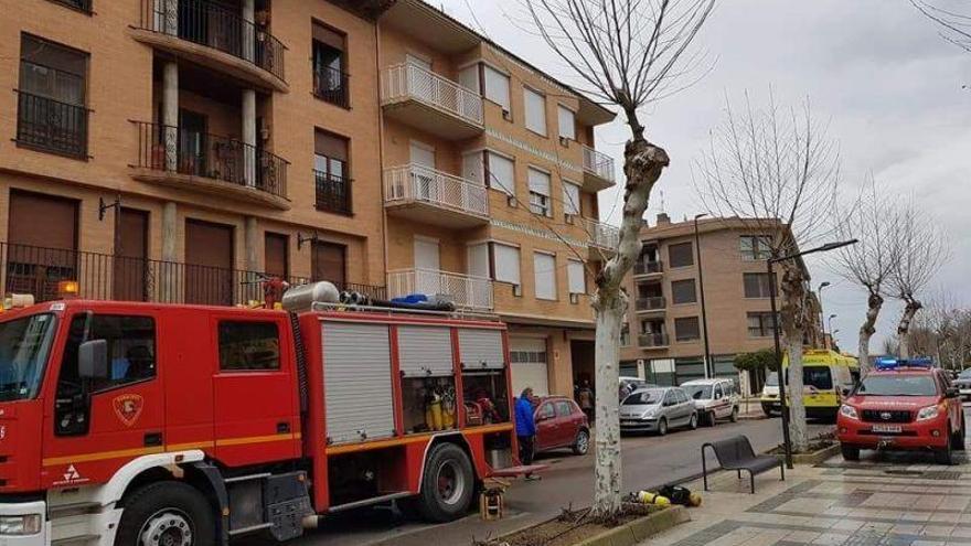 Incendio sofocado en Ejea de los Caballeros