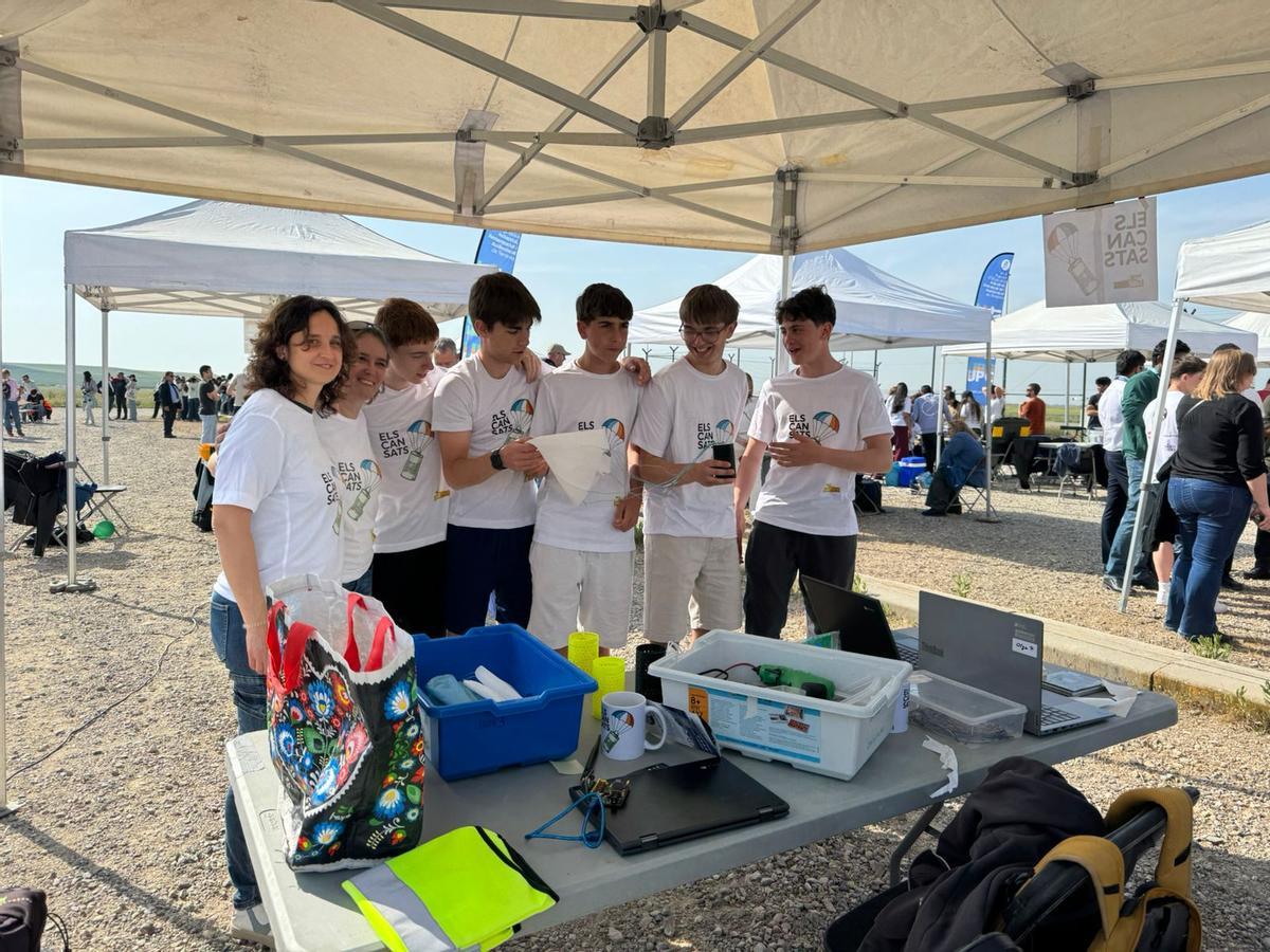 L'equip santpedorenc que ha participat en el projecte
