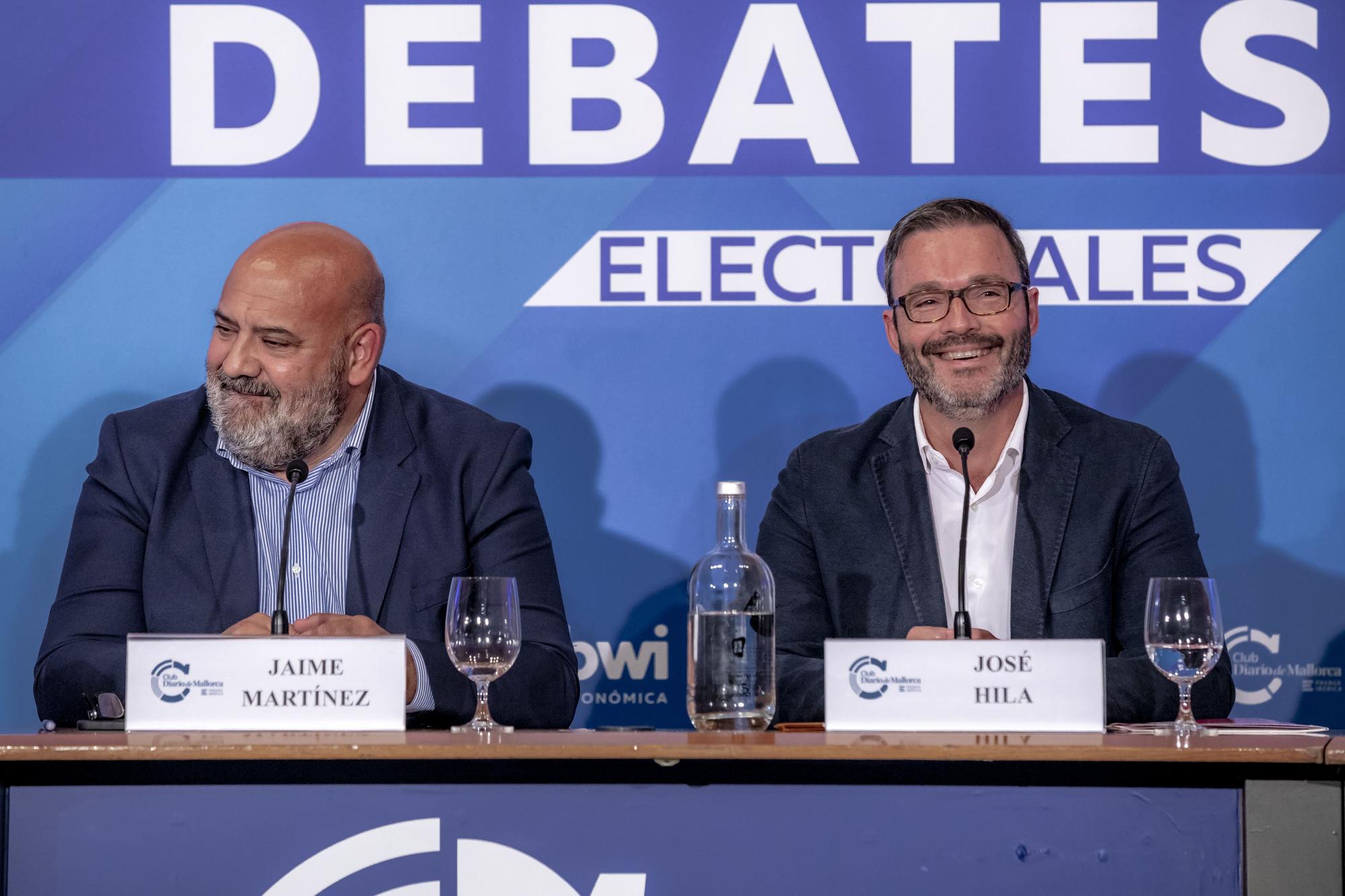 Debate electoral entre los candidatos al ayuntamiento de Palma