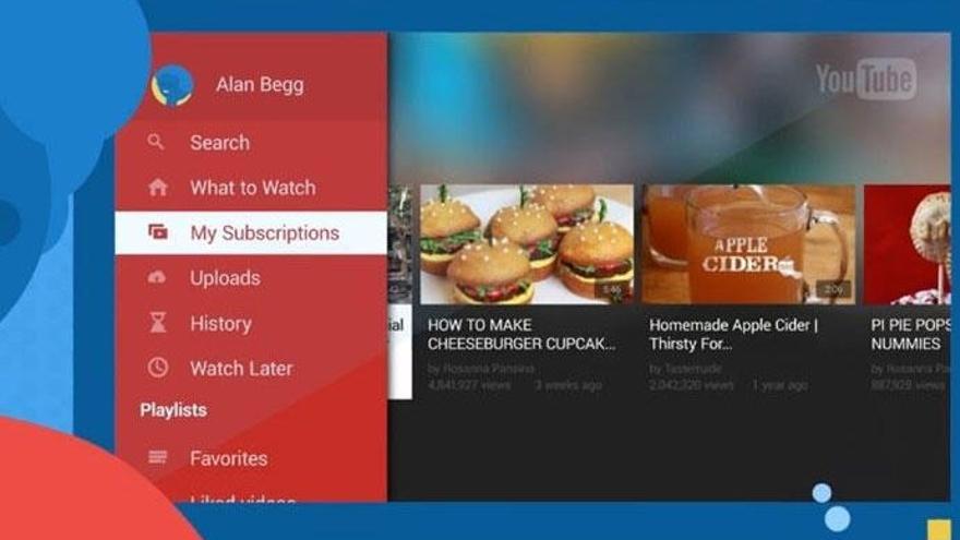 YouTube estrena diseño en su servicio para televisiones