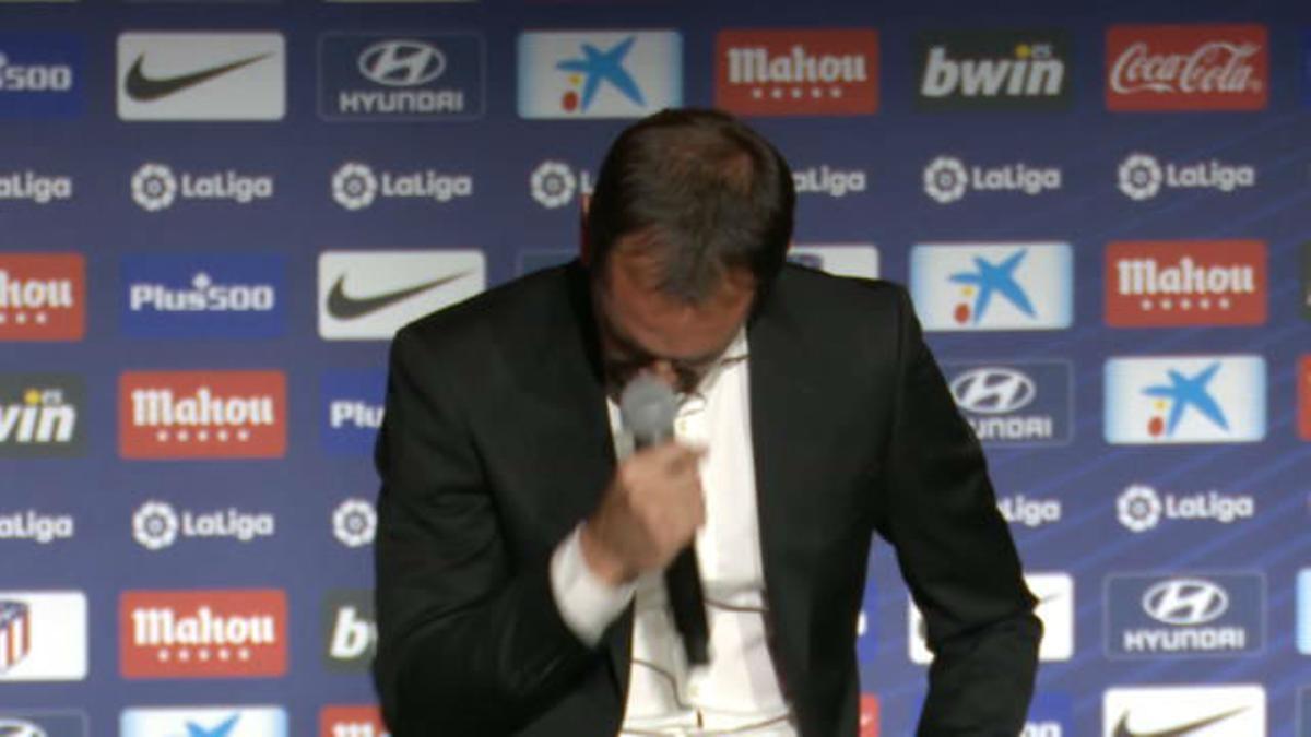 Godín se despidió del Atlético de Madrid con lágrimas en los ojos